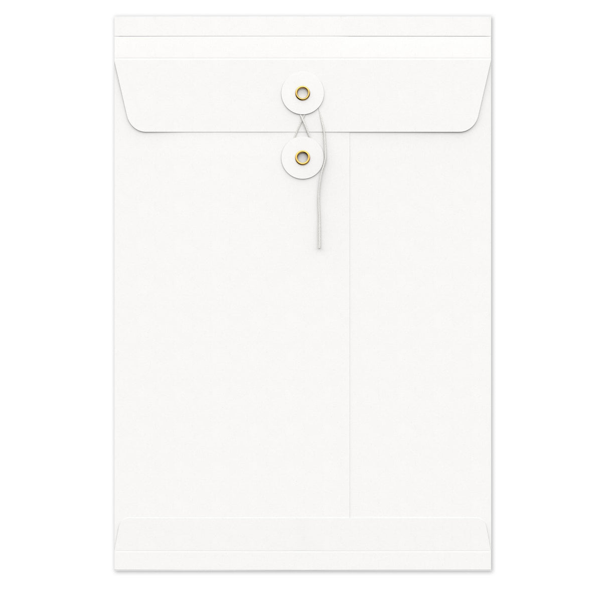 Enveloppes à soufflet à rondelle et ficelle - Fermeture Japonaise